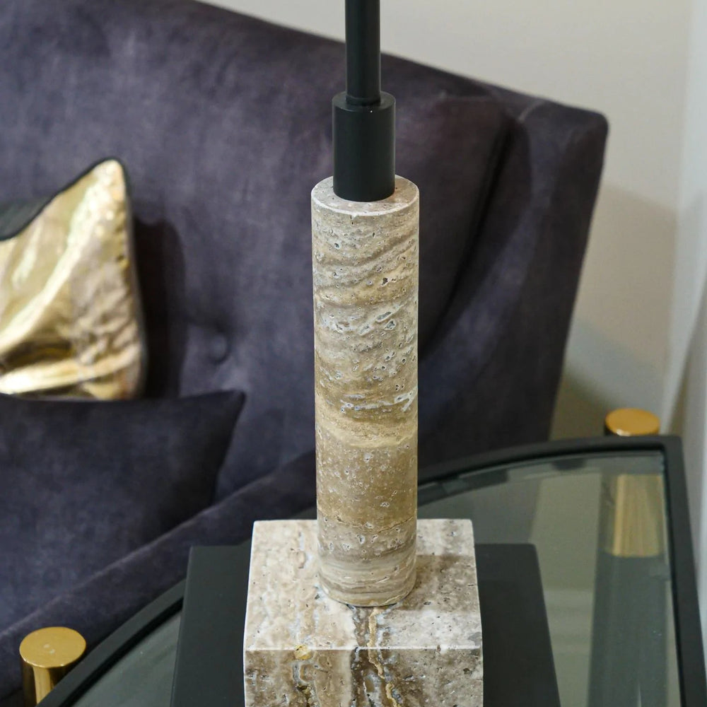 Emperor Buffet lamp black or gold  with marble base reduced . NR