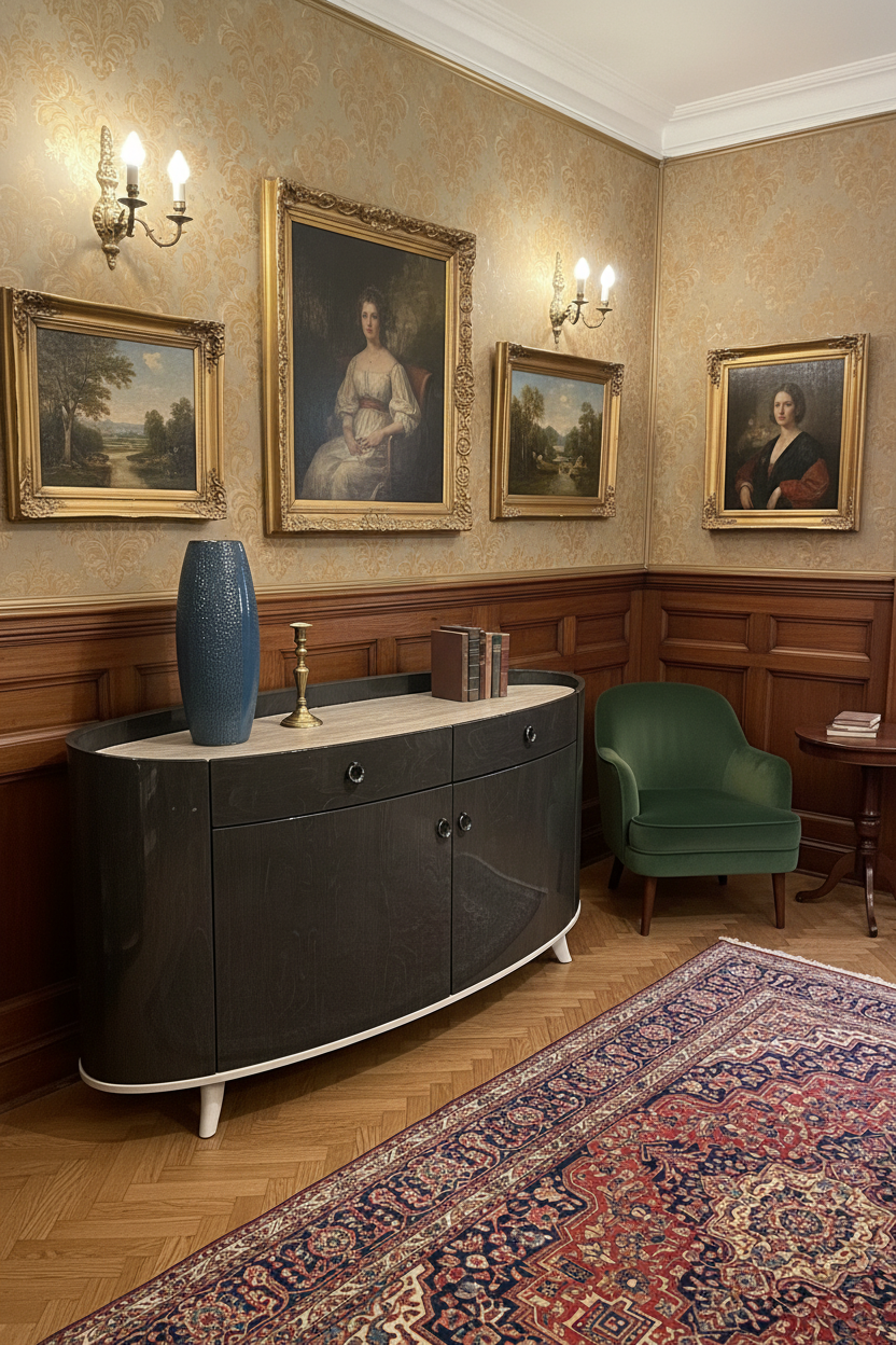 Evoke Oval sideboard  clearance offer in outlet store