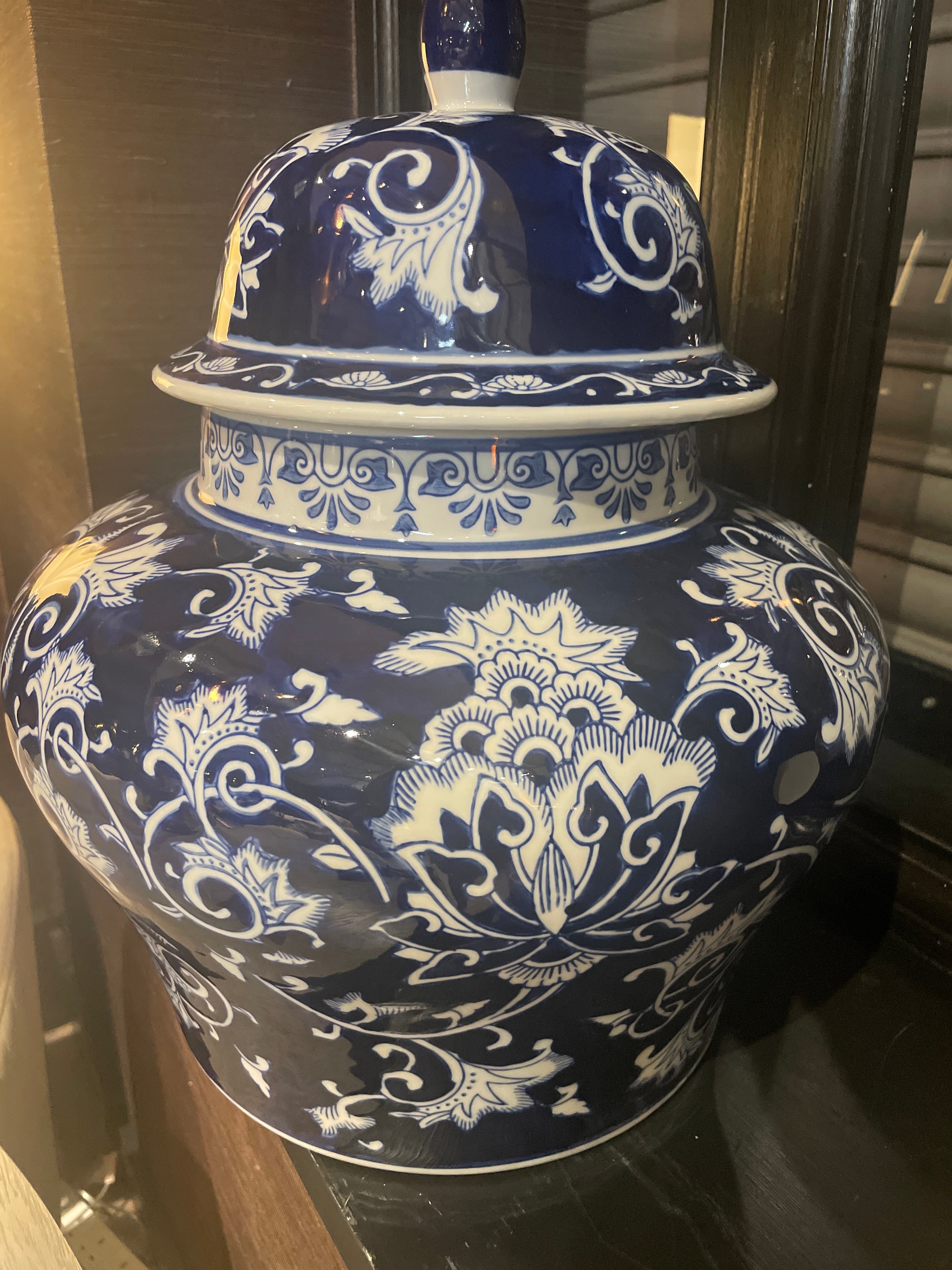 Extra large Classic Ginger Jar A Line 43 cm x 36 cm. one only !-large ginger jar-Renaissance Design Studio