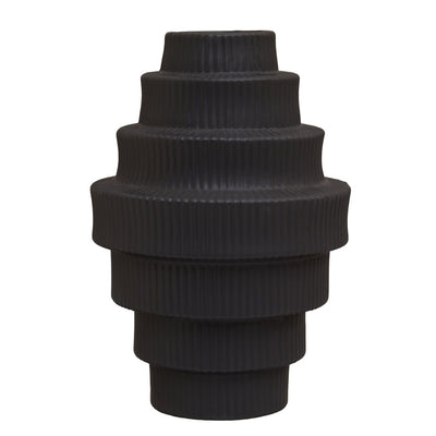 FABIA BLACK VASE 2 SIZES