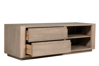 Fabian TV unit 150 cm Smoked Oak-Tv unit-Renaissance Design Studio