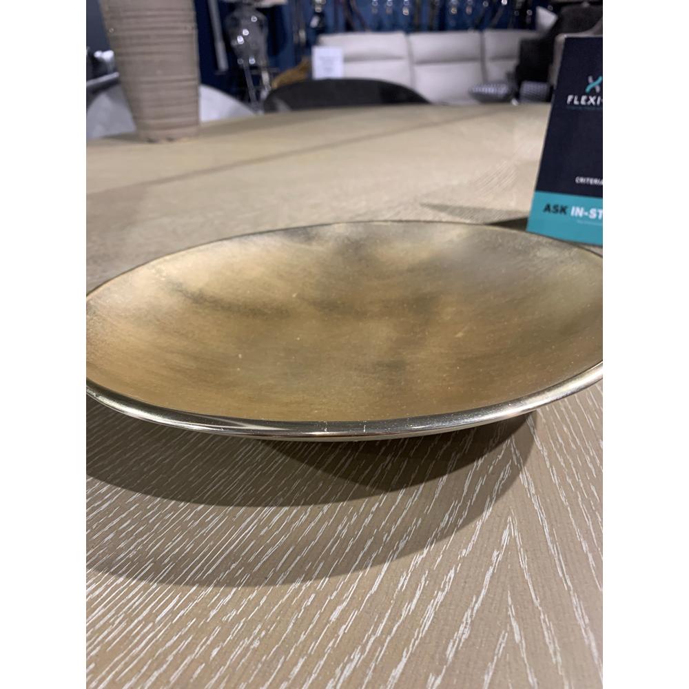 Ferber Ceramic Gold Bowl reduced SALE PRICE-Renaissance Design Studio