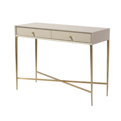 Finley Console Table in Ceramic Grey