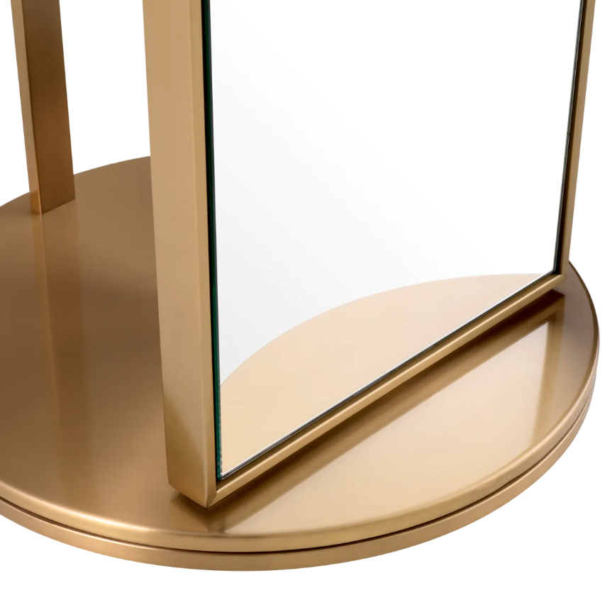 Floor Mirror Novo with Coatrack by Eichholtz-Renaissance Design Studio