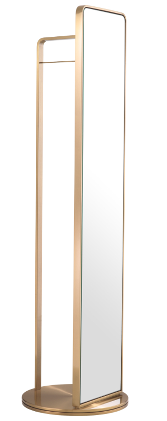 Floor Mirror Novo with Coatrack by Eichholtz-Renaissance Design Studio