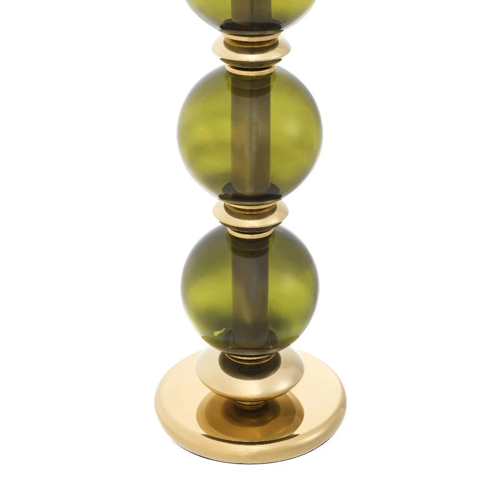 Fonda Designer Table lamp with hand blown glass by Eichholtz-Renaissance Design Studio