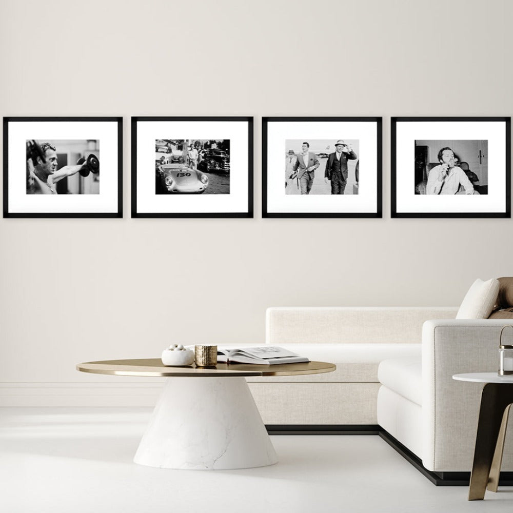 Framed Art - McQueen working out LIMITED EDITION SIGNED BY THE ARTIST Reduced-Artwork-Renaissance Design Studio