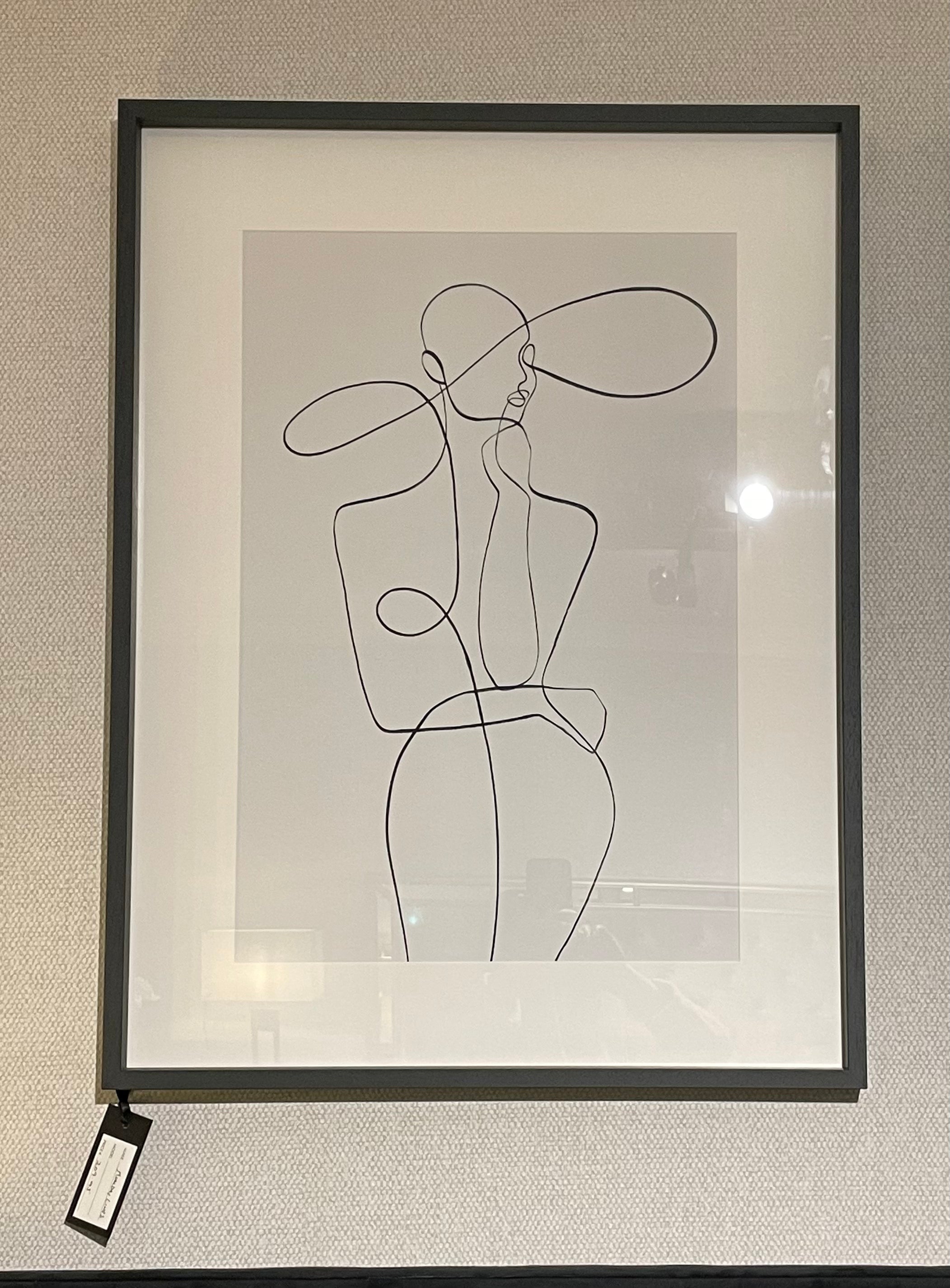 Framed Art- Monday Lines collection reduced-wall art-Renaissance Design Studio