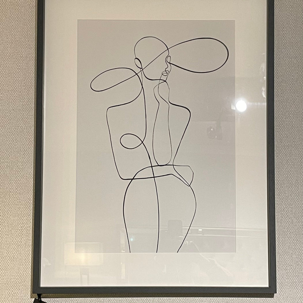 Framed Art- Monday Lines collection  reduced