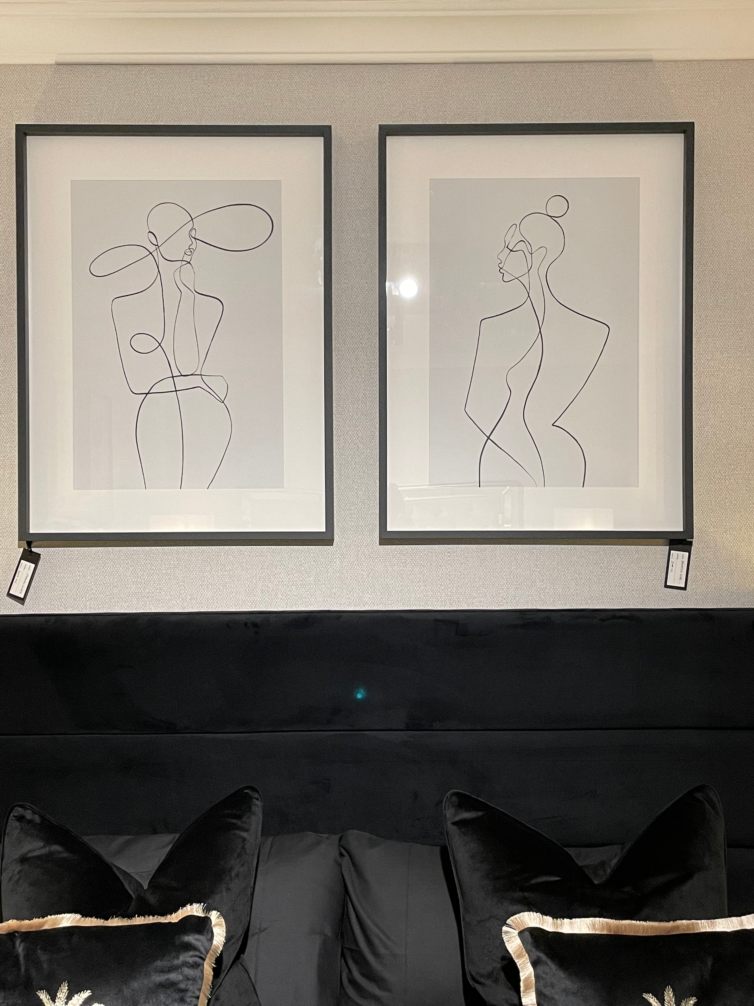 Framed Art - Serenity Lines-Renaissance Design Studio