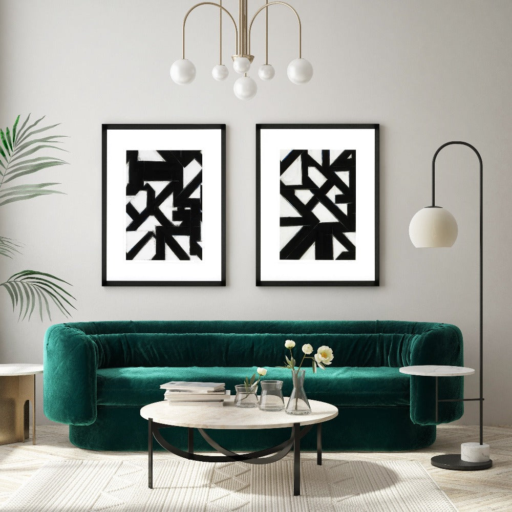 Framed Art - Topographic 4-Renaissance Design Studio