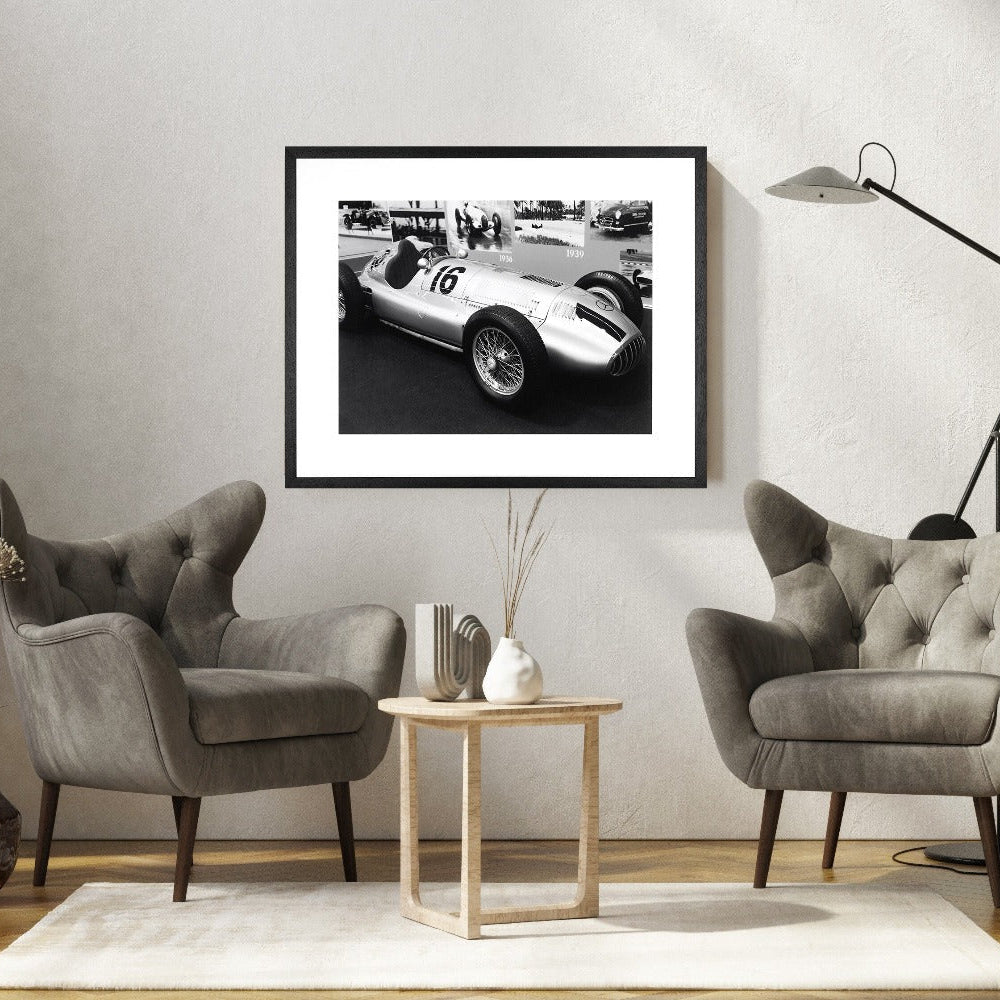 Framed Wall Art - Classic car 3.     560 Hand made framed art work