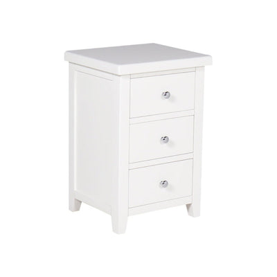 Francis all white bedside cabinet