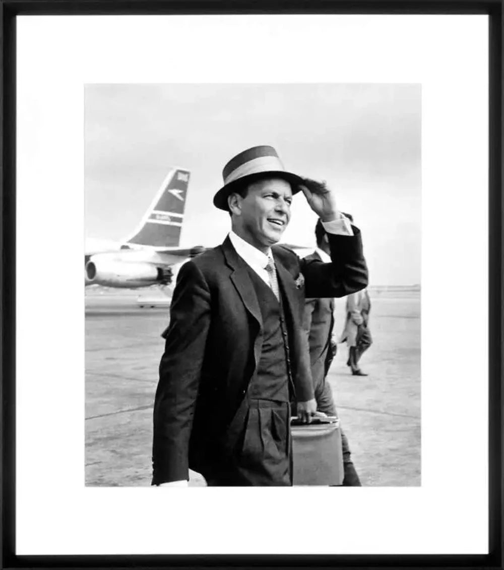 Frank Sinatra, 1961. Hand made framed art work-Wall Art-Renaissance Design Studio