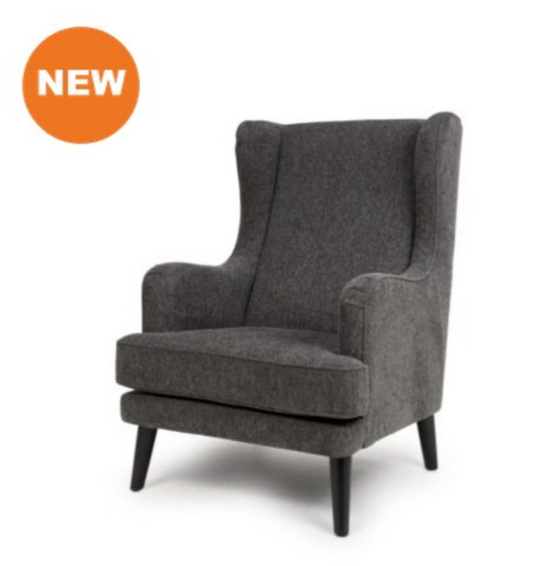 Freya Queen Anne Wing back armchair in selection of colours-Renaissance Design Studio