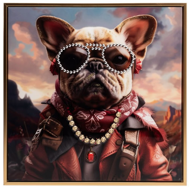Funky Bulldog Artwork-Renaissance Design Studio