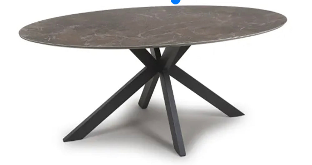 Galant Oval table  with smart top and spider leg Promo Model.