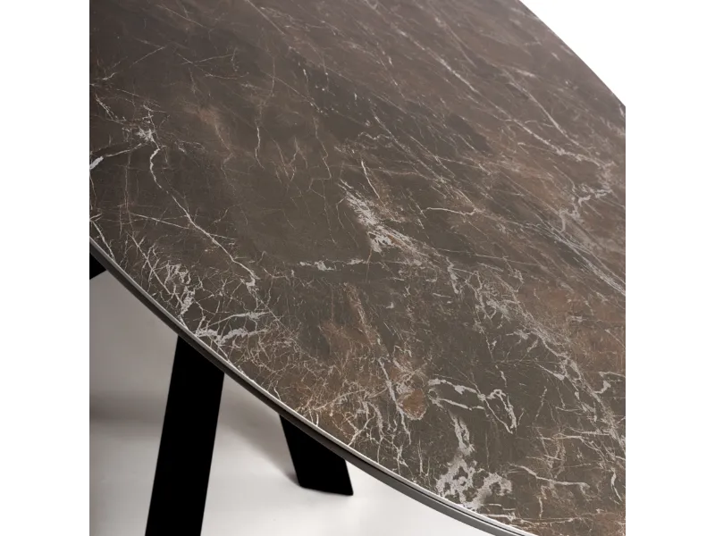 Galant Oval table  with smart top and spider leg Promo Model.