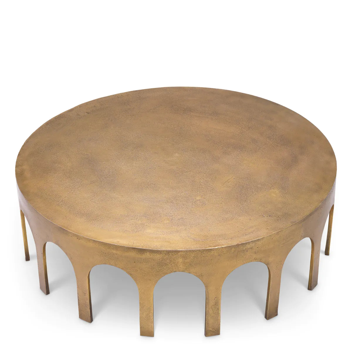 Gardini Vintage Brass Coffee Table By Eichholtz-Renaissance Design Studio
