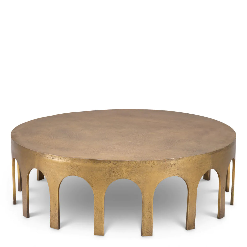 Gardini Vintage brass coffee  table table  by Eichholtz save 20% ex showroom