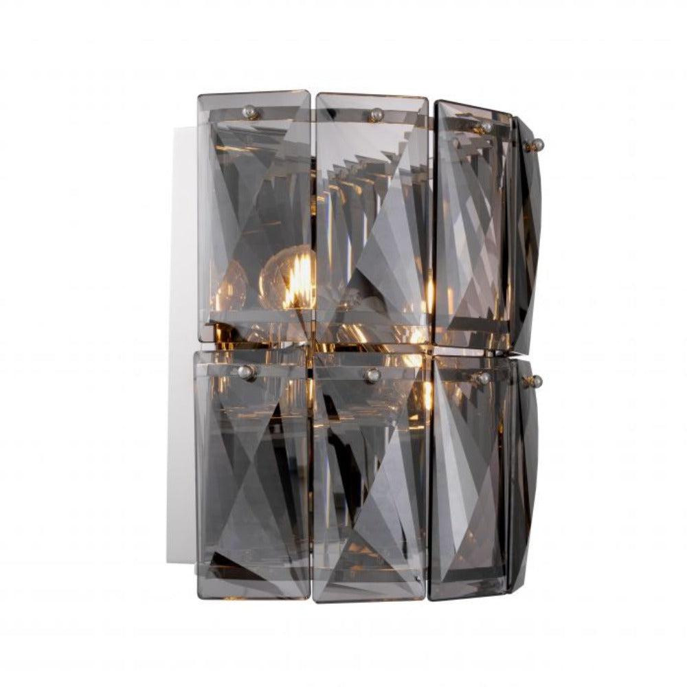 Gatsby Crystal Wall Light in Clear or Smoked glass by Eichholtz