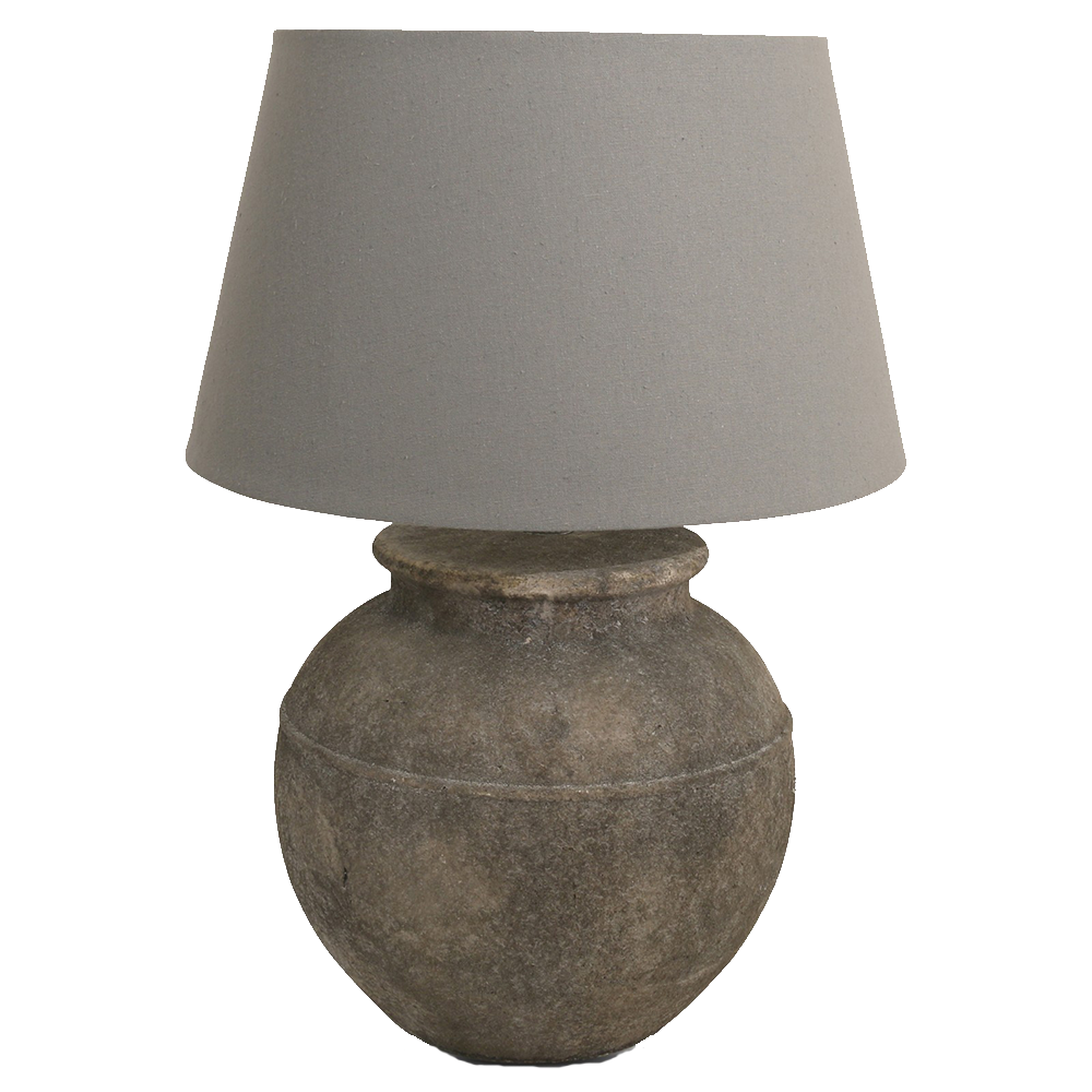 Gatsby Stone Base Table Lamp-Table Lamp-Renaissance Design Studio