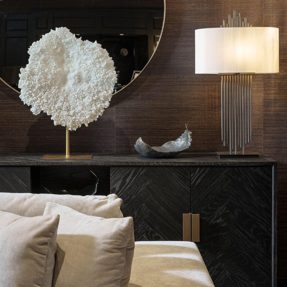 Gatsby V Bronze Table Lamp-Table Lamp-Renaissance Design Studio