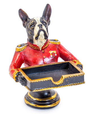 Gentry bull dog red jacket Card holder sweet tray