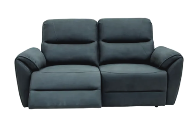 Gianni Charcoal Fabric - 2 Seater Recliner Reduced-Renaissance Design Studio