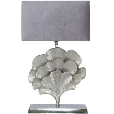 Gingko lamp complete w shade gold   SALE PRICE  €199.95
