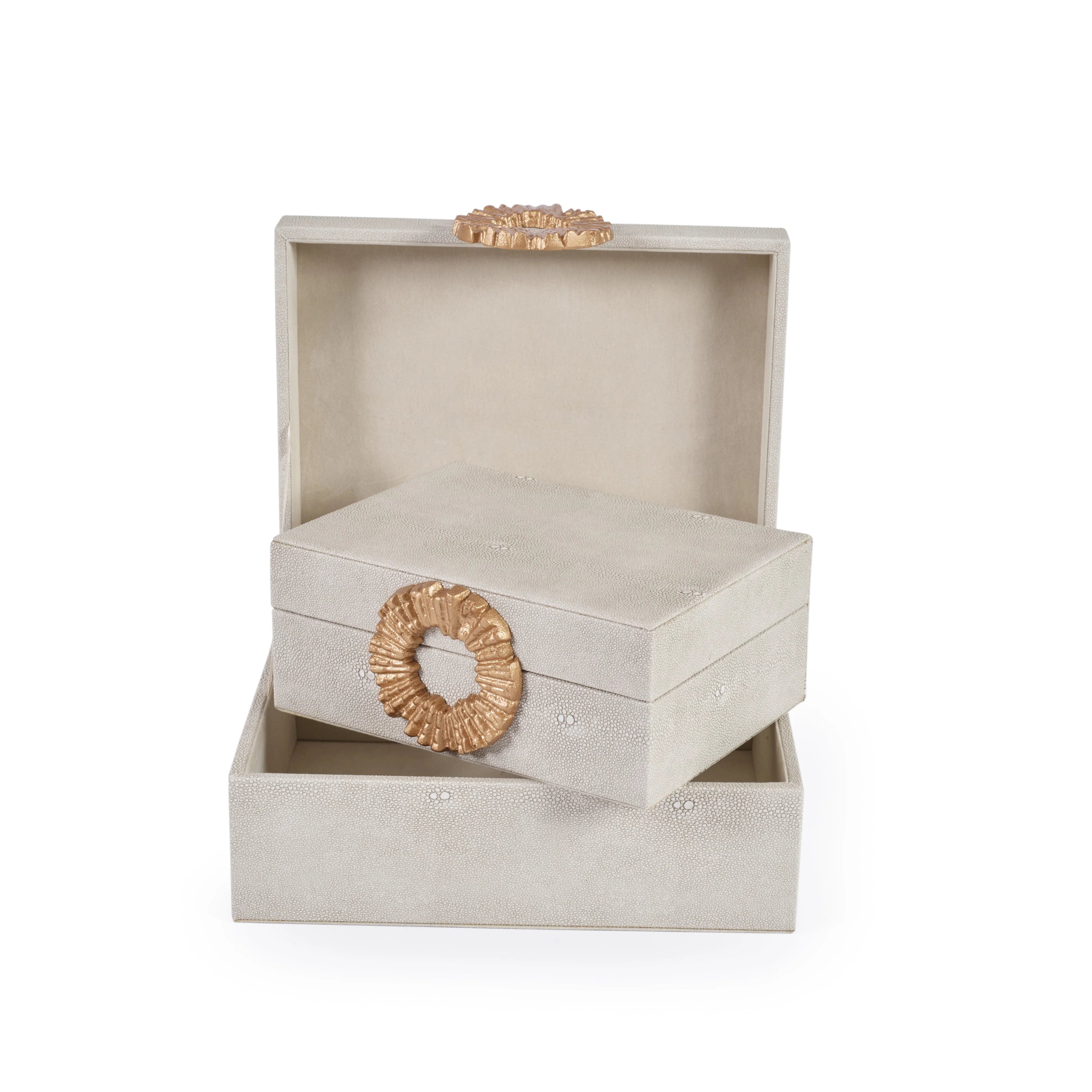 Gloria Decorative Boxes Set of 2-jewellery boxes-Renaissance Design Studio