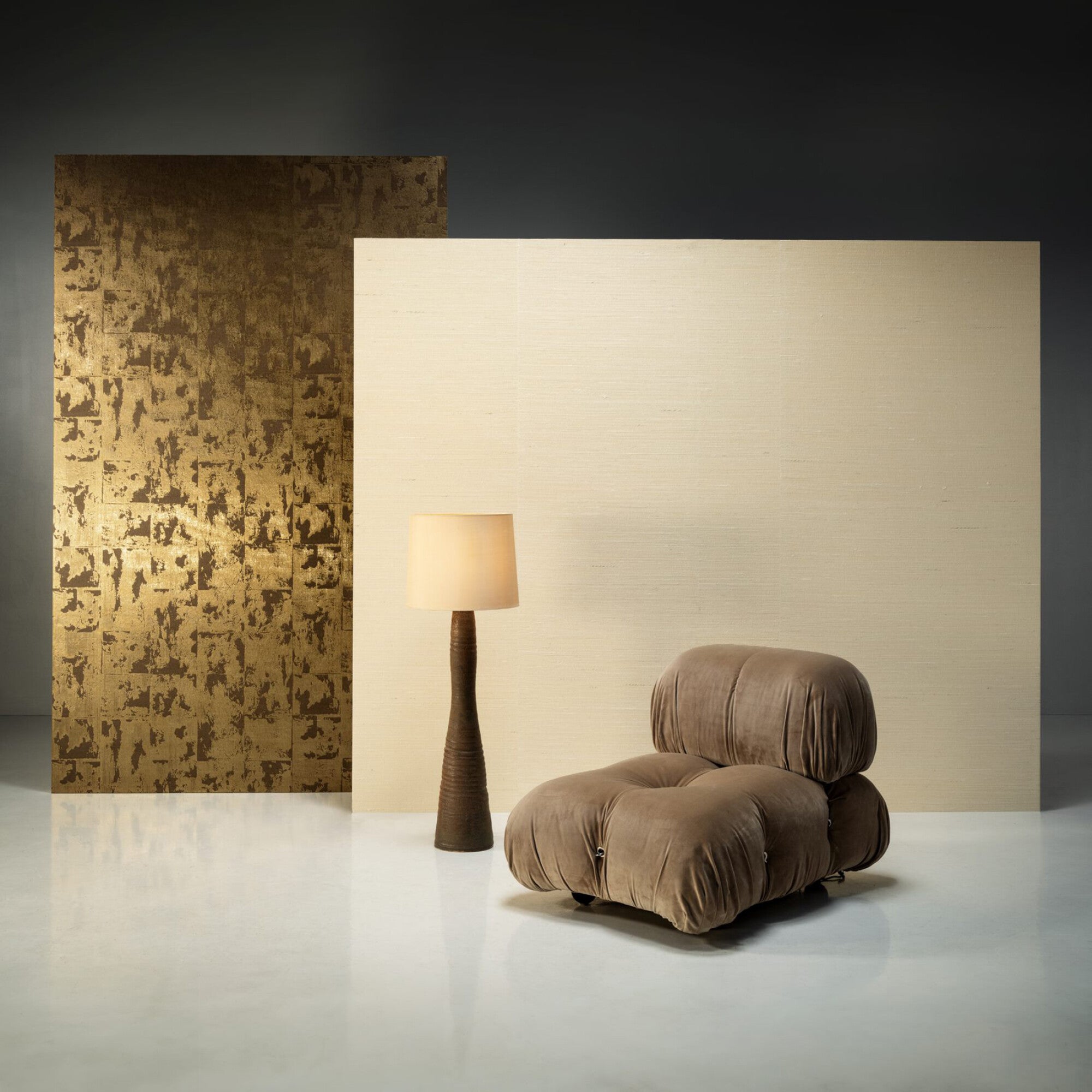Glowing Patina Designer Wallpaper By Arte-Renaissance Design Studio