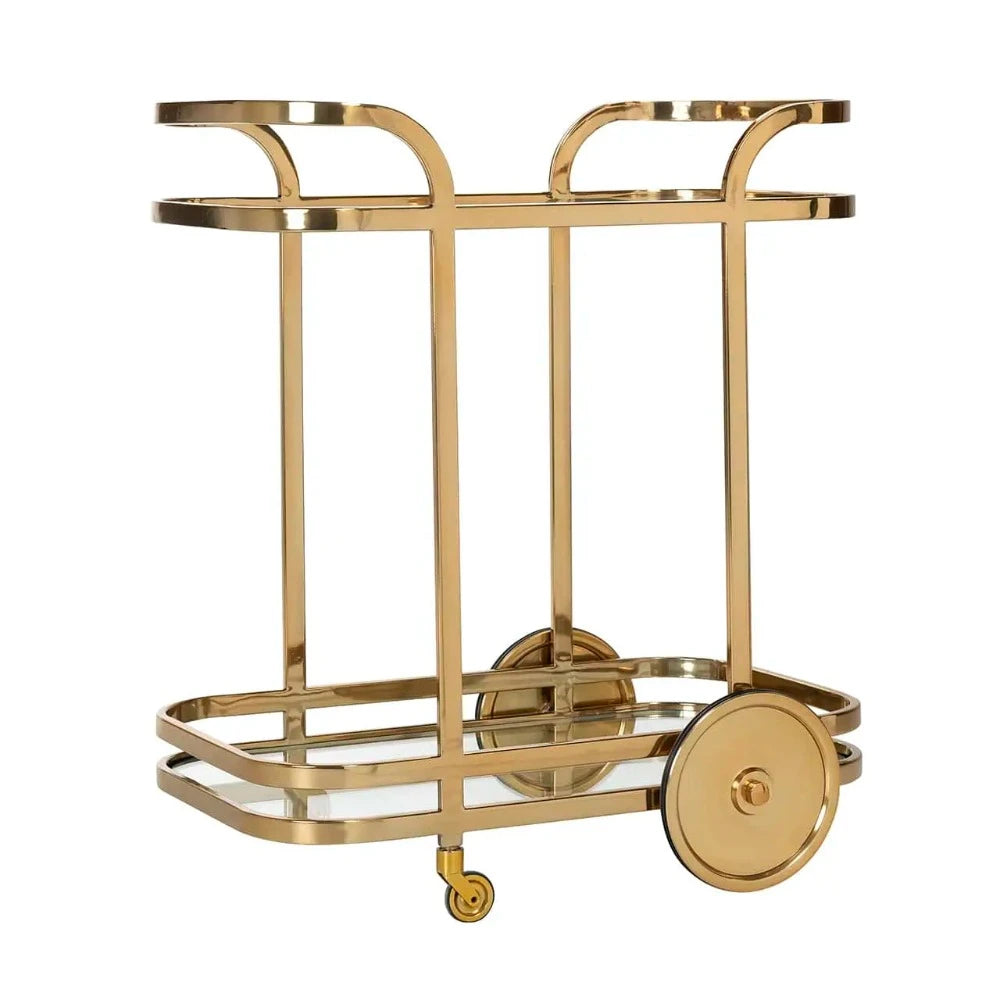 Gold drinks Trolley X-Drinks Trolley-Renaissance Design Studio