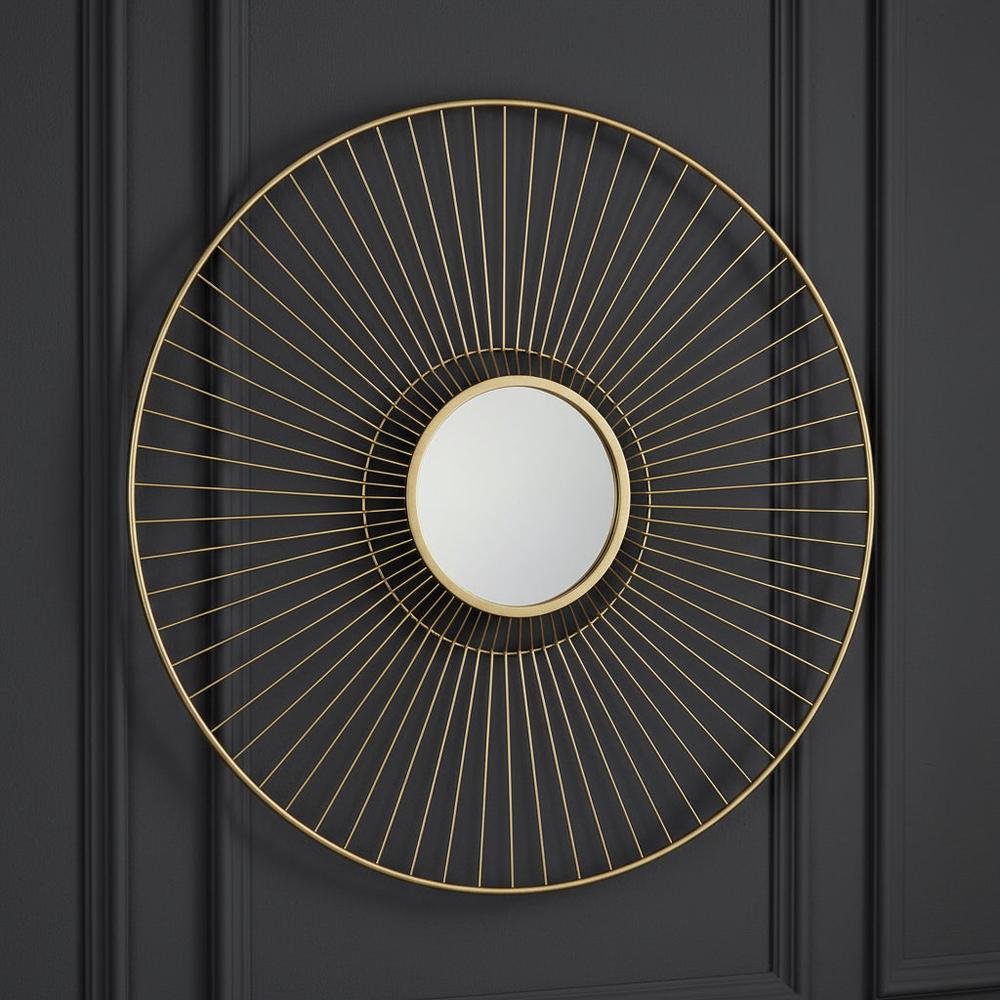Gold mirrored wall art clearance half price offer-Renaissance Design Studio
