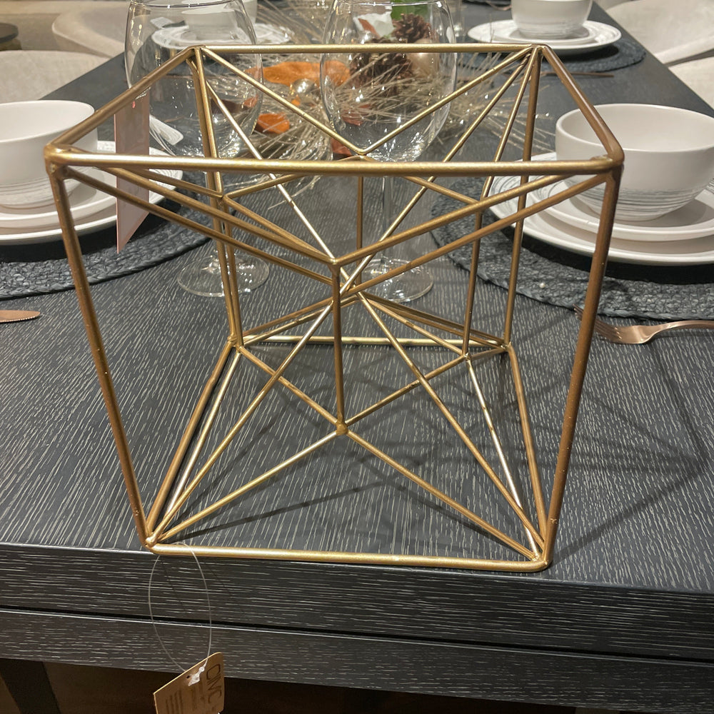 Gold star cube decorative now less than half price.