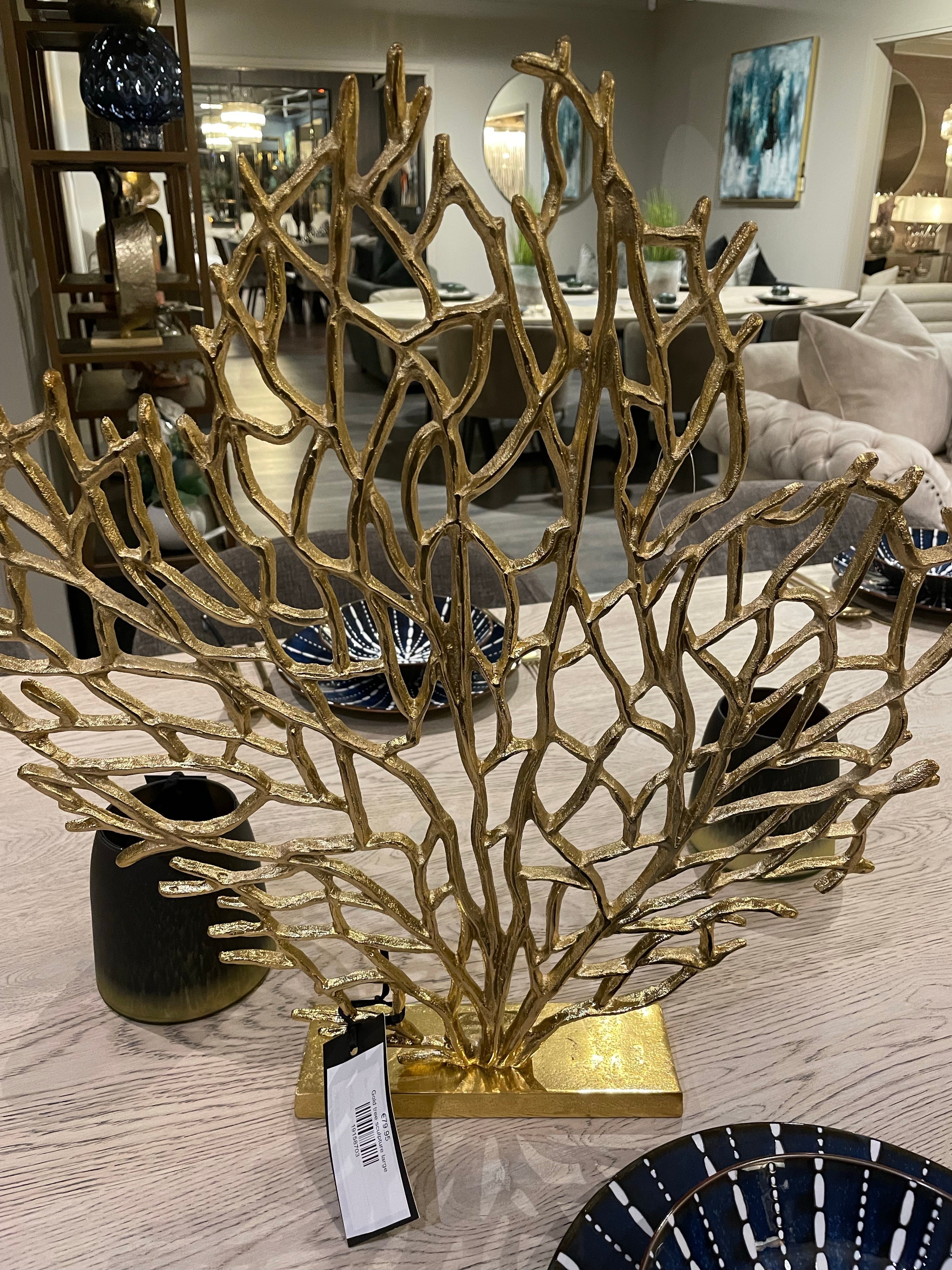 Gold Tree Sculpture-Renaissance Design Studio