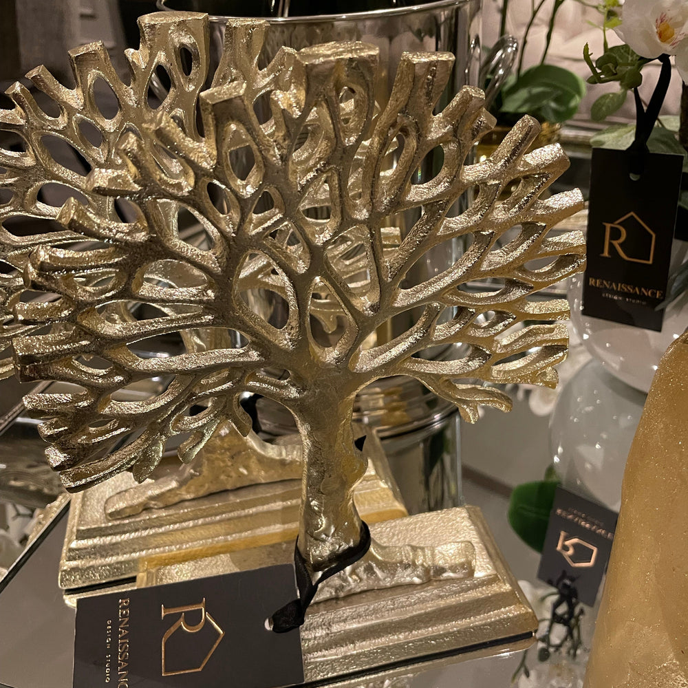 Gold Tree Sculpture Medium