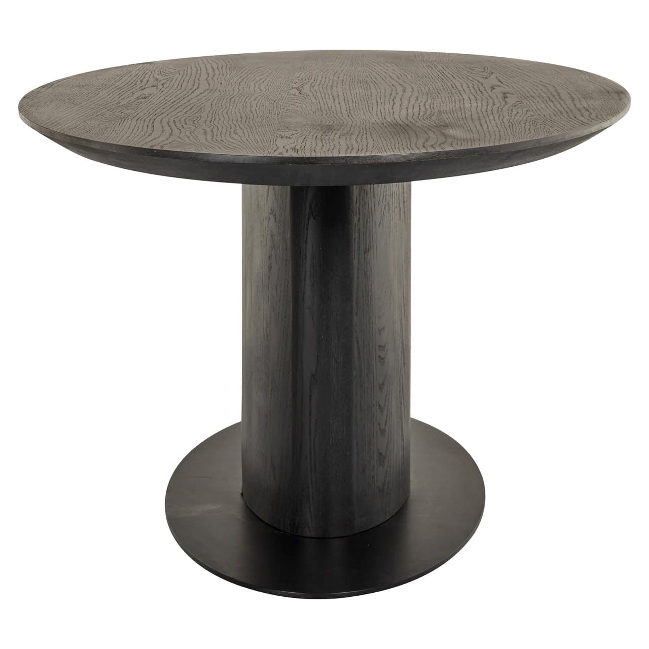 Gordon Oval Dining Table In Dark Coffee-Renaissance Design Studio