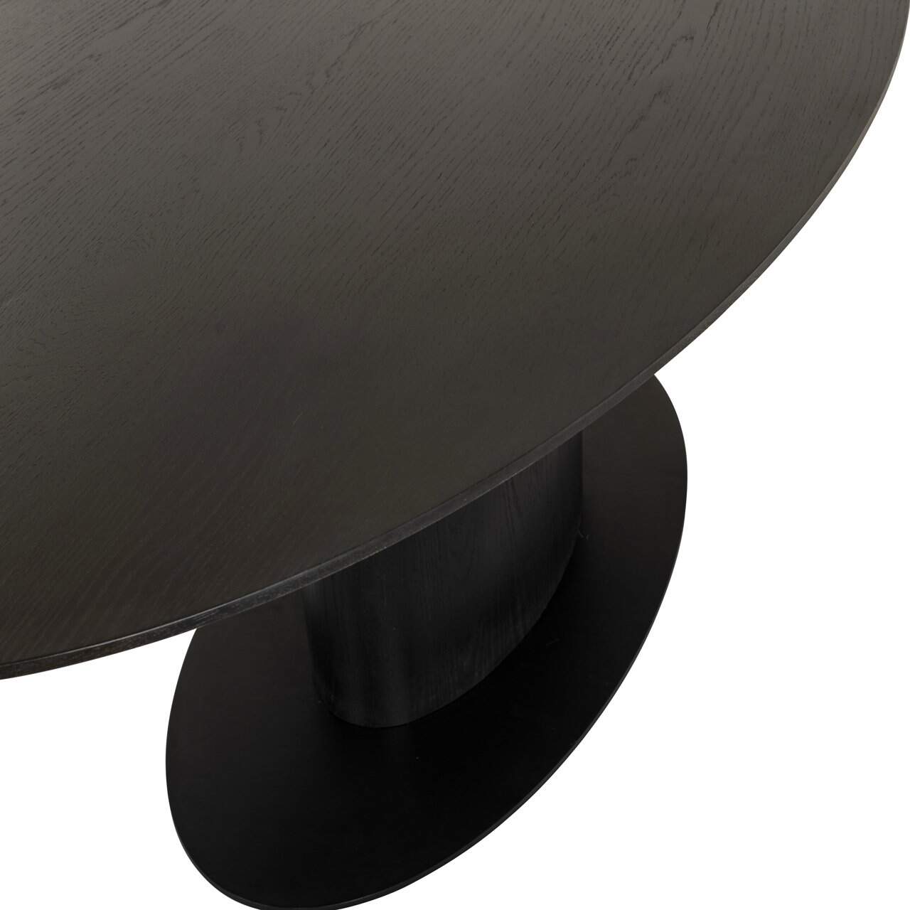 Gordon Oval Dining Table In Dark Coffee-Renaissance Design Studio