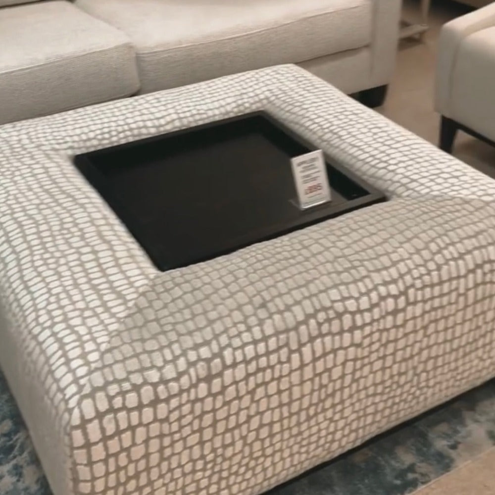 Granada custom  made  sofa on plinth in fabric to select in our studio
