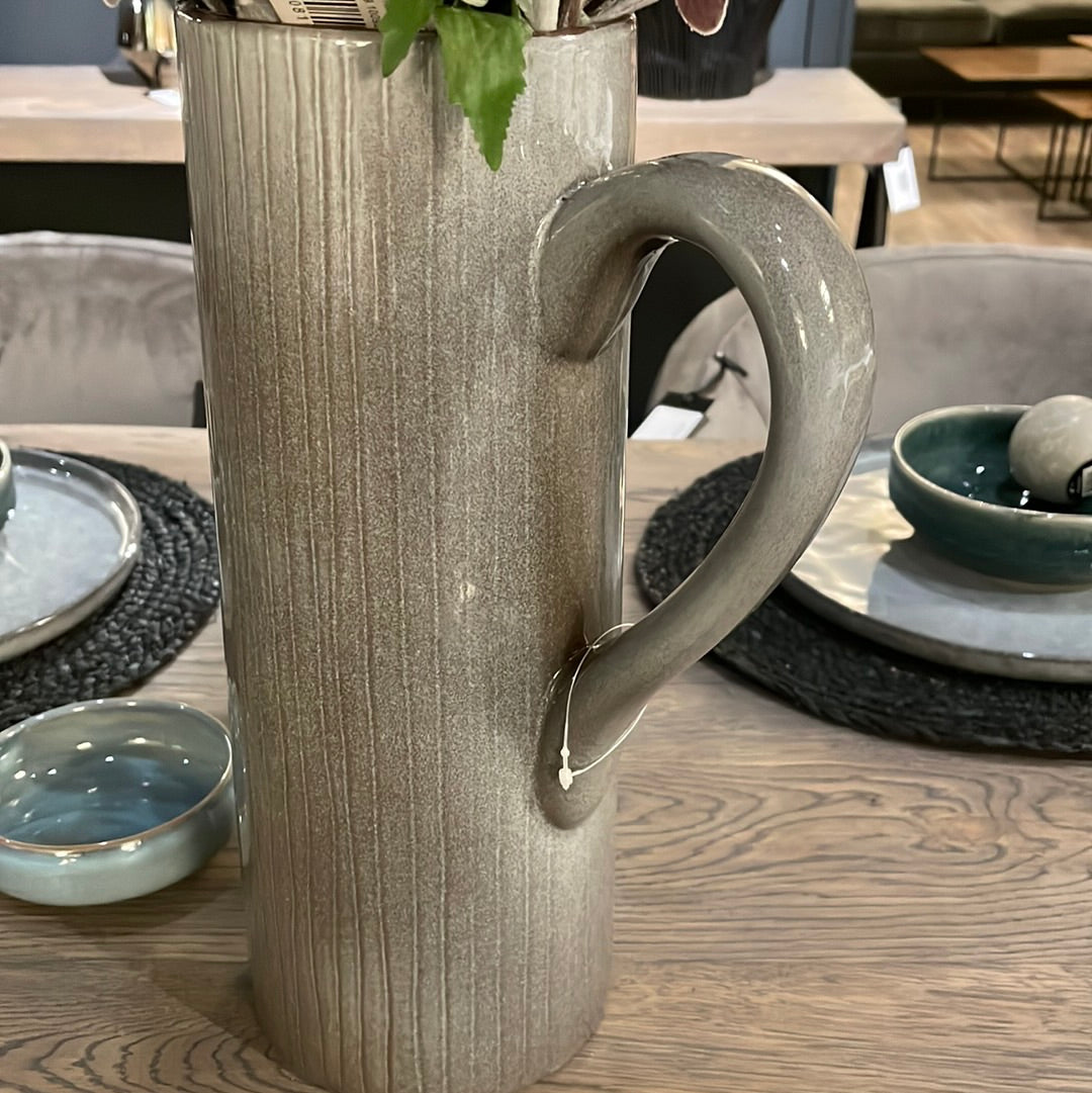 Grey stoneware glazed jug-Renaissance Design Studio