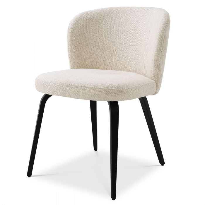 Halard designer dining chair various fabrics by Eichholtz