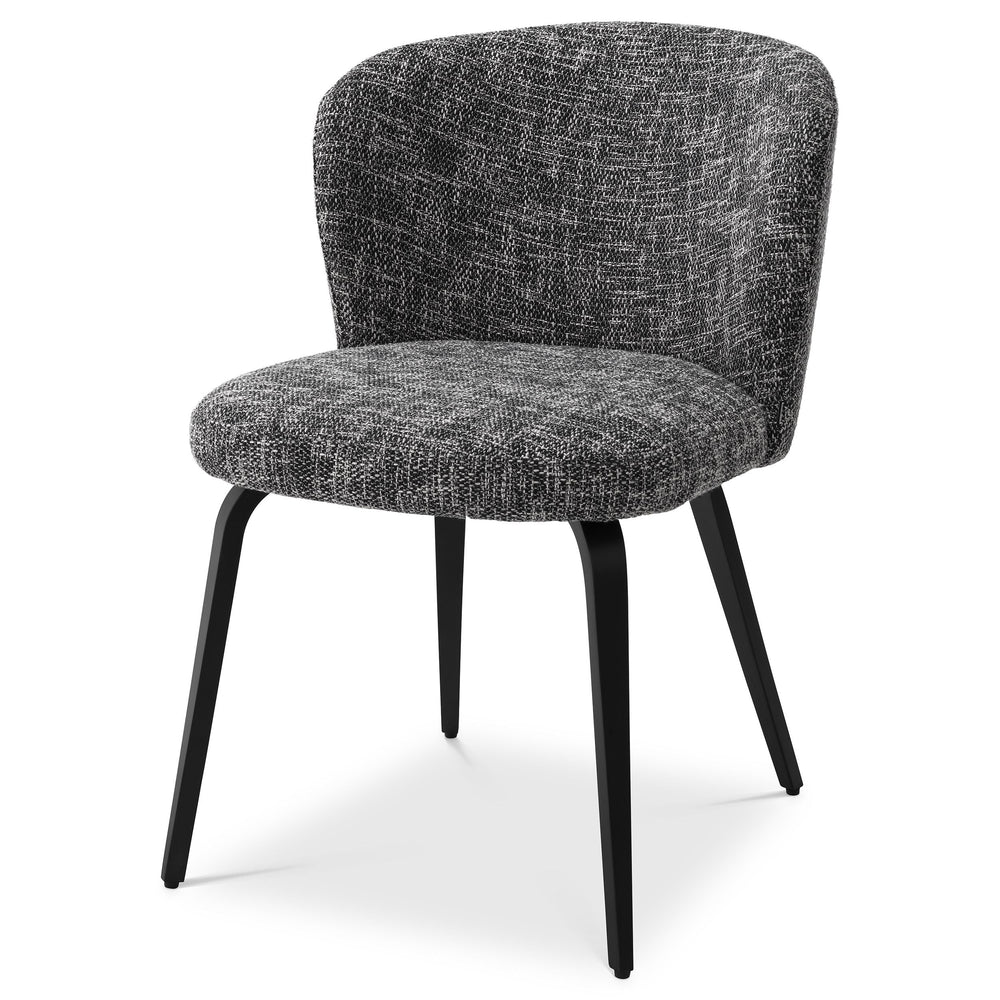 Halard designer dining chair various fabrics by Eichholtz