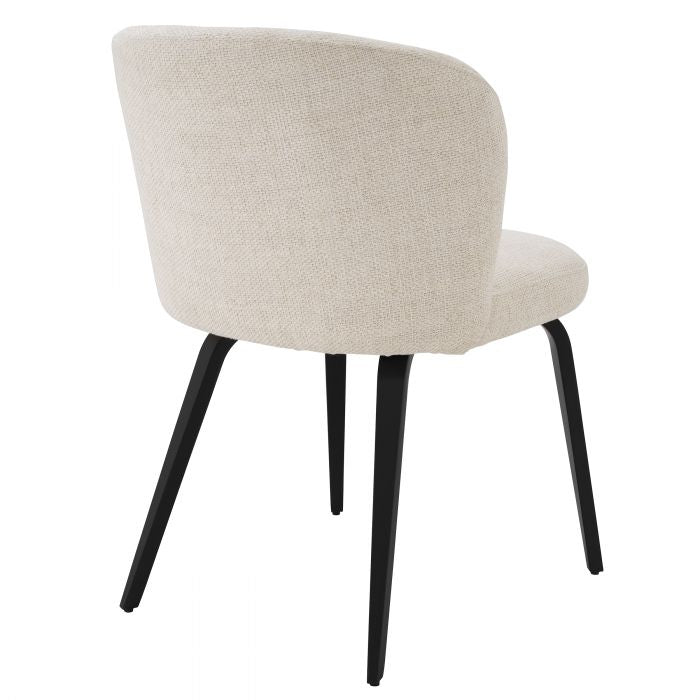 Halard designer dining chair various fabrics by Eichholtz