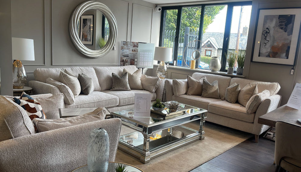Hallie sofa collection custom made for YOU  by Whitemeadow free scatter cushions  AF