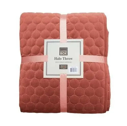 Hallie Throw Large 140x240cm IN ANTIQUE ROSE .  30% OFF selected colours