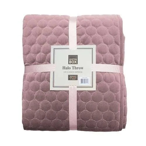 Hallie Throw Large 140x240cm IN ANTIQUE ROSE .  30% OFF selected colours