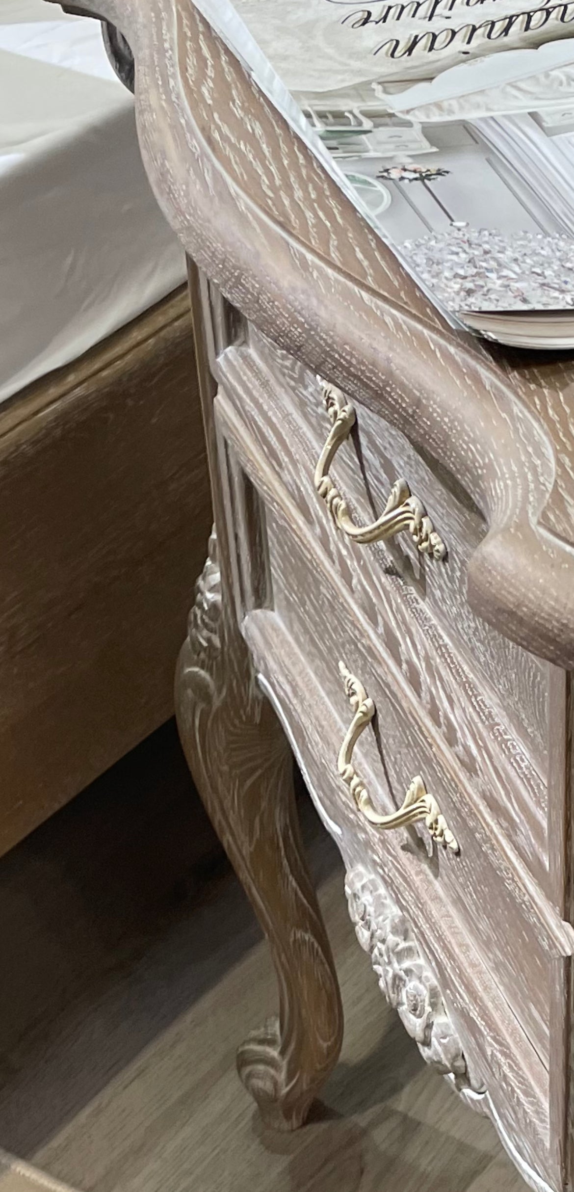 Handmade solid wood French Carved bed available to bespoke order-Renaissance Design Studio