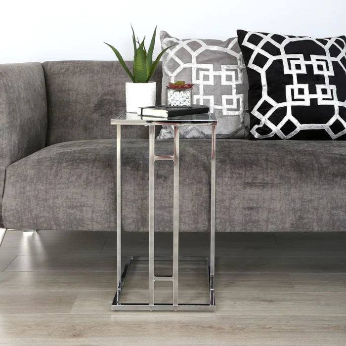 Harriet Sofa table chrome table