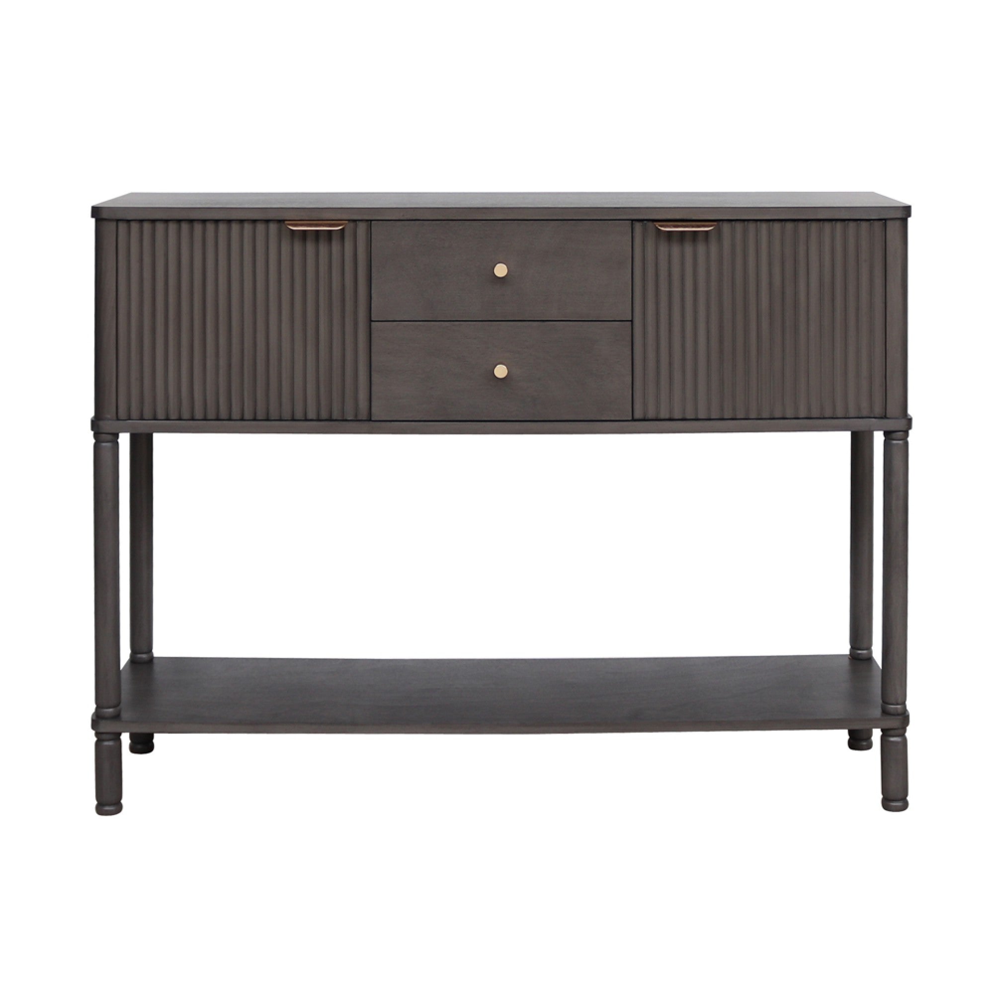 Harvey 2 Door Ebony 2 Drawer Sideboard-Renaissance Design Studio